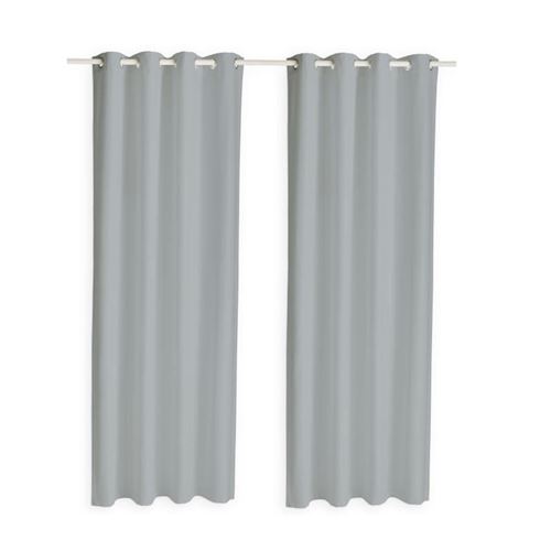TODAY Paire de rideaux isolants thermiques - 140 x 240 cm - Zinc