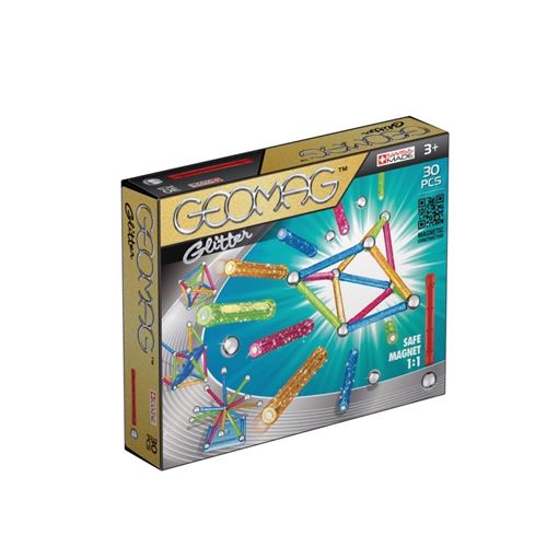 Geomag Glitter Multicolores 30 Pcs