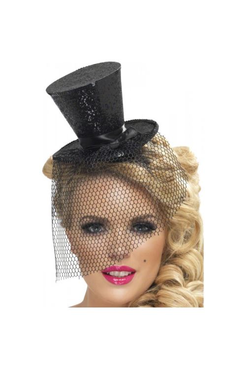 Mini chapeau fever noir