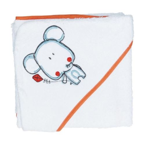 BABYCALIN Cape de bain Elephant - 80 x 80 cm