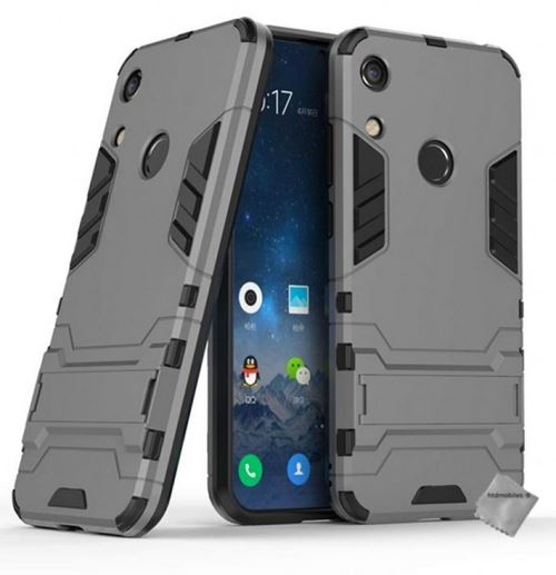 Coque rigide anti choc pour Huawei Y6s avec verre trempe - GRIS