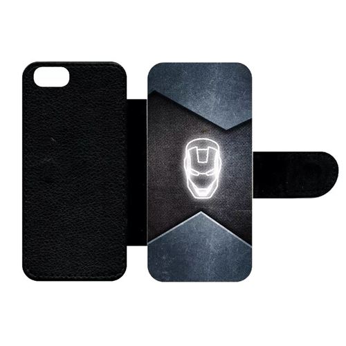 Etui À Rabat Apple Iphone 5s Superhero Iron The Man
