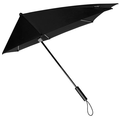 Impliva parapluie tempête ouverture STORMaximanuelle 100 cm noir/gris