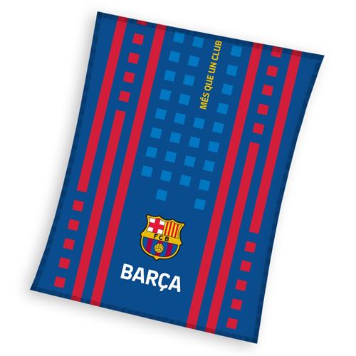 Aymax couverture polaire FC Barcelona 110 x 140 cm bleu
