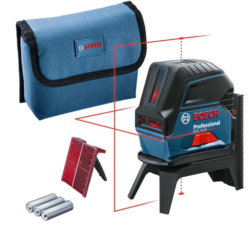Laser point et ligne 3x1,5V GCL 2-15 (sans batterie ni chargeur) en boîte carton - BOSCH - 0601066E00