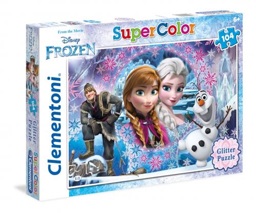 Clementoni supercolor Puzzle congelé 104 pièces