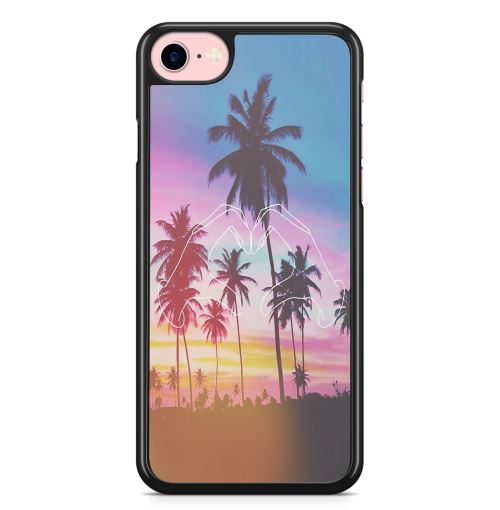Coque Fifrelin pour iPhone 7 et iPhone 8 Love Summer Tropical Palms Palmiers ete