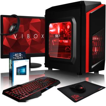 Vibox Pc Gamer Killstreak Gl560 224 Package 4 1ghz Intel Quad Core Carte Graphique Nvidia Gtx 1060 3go 16 Go 2133mhz Ddr4 Ram Disque Dur 2 To Ecran 22 Casque Gamer Gamer