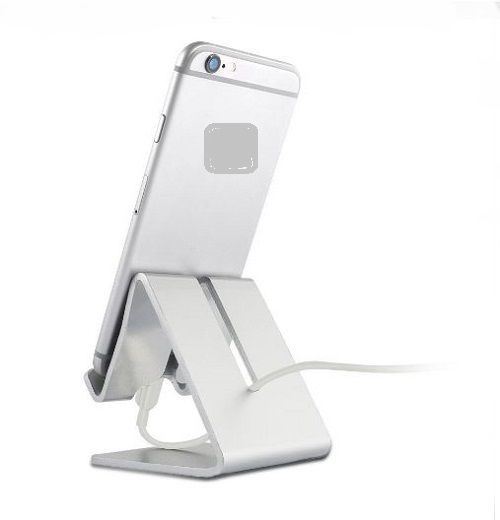 Support bureau stand dock argent ozzzo pour ALCATEL 3