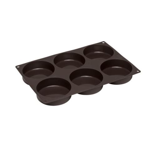 LURCH Lot de 6 moules a burger - 33 x 22 cm - Marron
