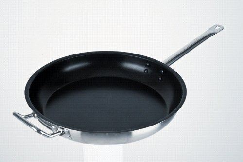 Inoxibar poele ligne professionnelle en inox - ø 40 cm - avec antiadhésif sans pfoa - tous feux dont induction 65740