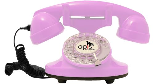 téléphone vintage Opis FunkyFon rose