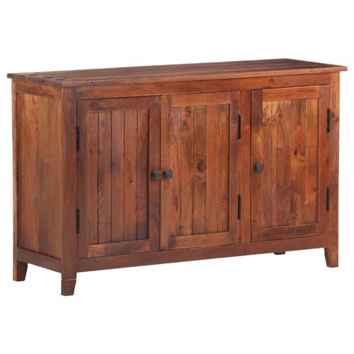 Buffet 105X35X65 Cm Bois d'Acacia Massif - Marron Miel