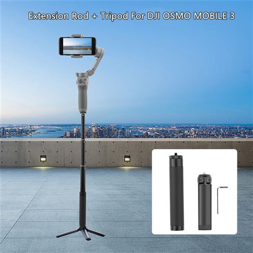 Accessoire DJI Ronin Zhiyun Crane Tige Extension Fibre Carbone Bindpo - 1/4 Pouce Pour Stabilisateurs DJI Osmo Mobile 7p
