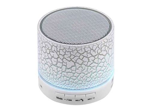 Reekin Coley Haut-parleur Bluetooth avec lumiére LED multicolore et kit main-libre Blanc
