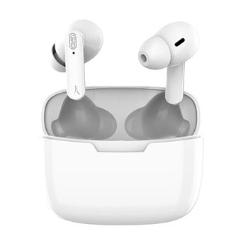 AKASHI Ecouteurs Sans Fil Bluetooth Blanc - 1