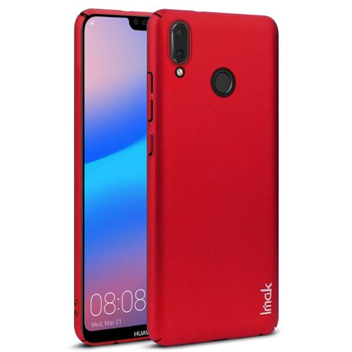 Coque en TPU sentir la peau de jazz rouge pour votre Huawei P20 Lite/Nova 3e