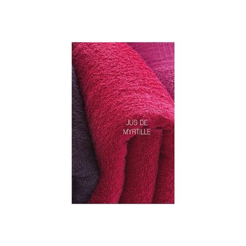 Drap de douche - Maxi serviette de toilette 90 x 150 cm - Jus de myrtille