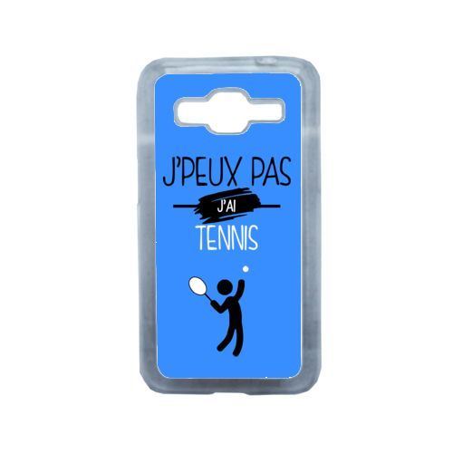 Coque j peux pas j ai tennis 12 compatible samsung core prime transparent