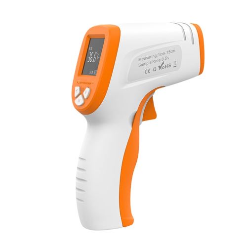Thermomètre Frontal Sans Contact Numérique Orange MK17