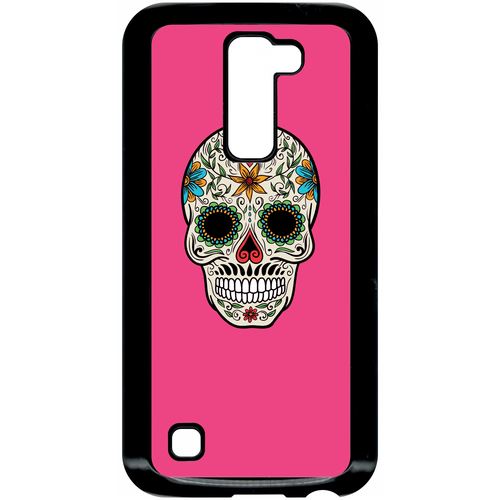 Coque Lg K10 Modele K420n Crane Couleurs Fond Rose