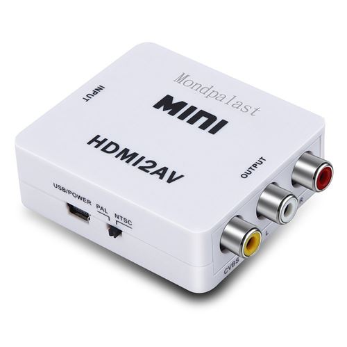 HDMI vers AV Composite RCA CVBS vidéo audio adaptateur convertisseur