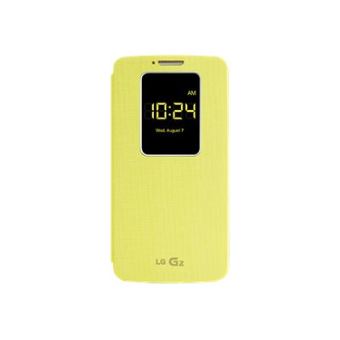 Etui LG Quick Cover pour LG G2, Jaune - 1