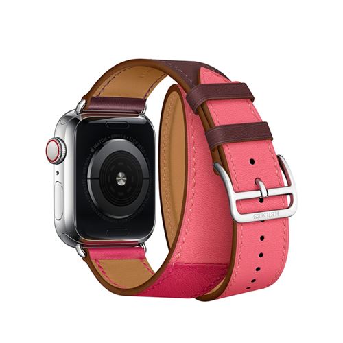 Bracelet en cuir véritable boucle style A pour votre Apple Watch Series 4 40mm/series /3/2/1 38mm