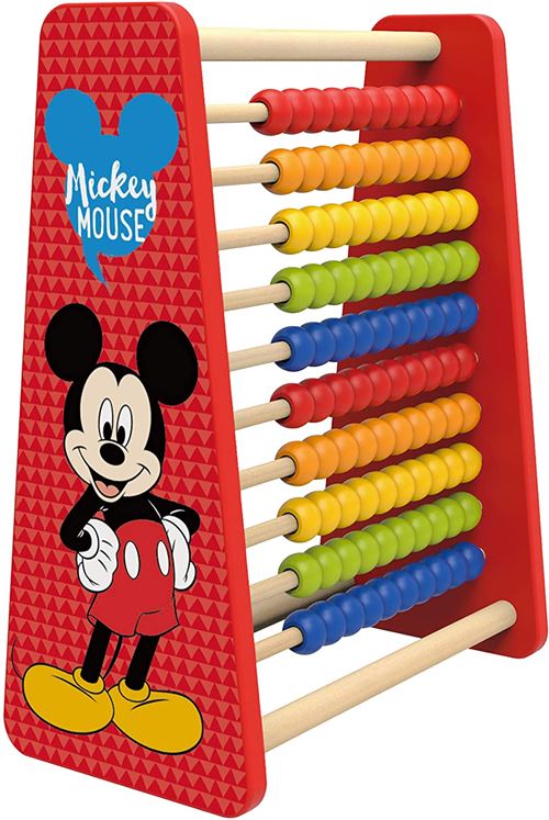 Disney boulier Mickey Mouse 32 x 26,5 cm bois rouge