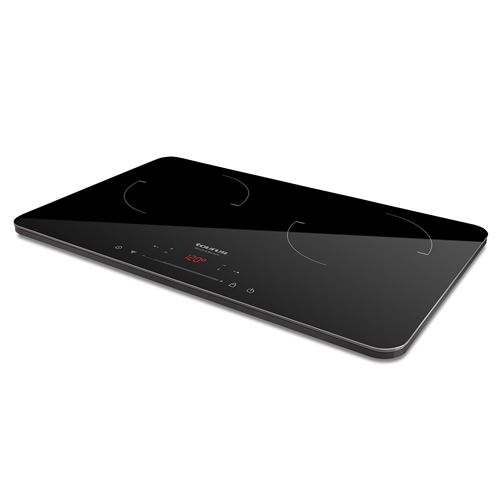 table de cuisson à induction posable 2 feux 4000w - darkfire double