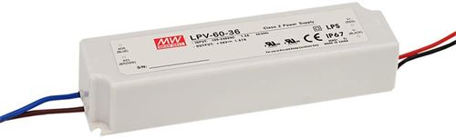 LPV-100 – 5 100 W 5 V 12 A, Mean Well, LED imperméable changer la source d'alimentation Converter pour la, le transformateur, SWITCHING Power Supply A