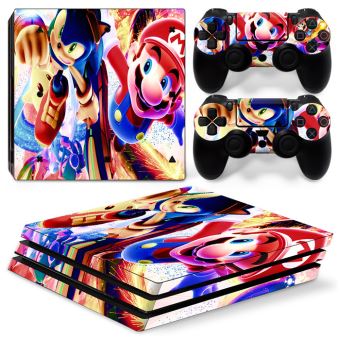 TN-P4Pro-1249 - Autocollant de protection anti-poussière pour Console PS4 Pro, En vinyle PVC