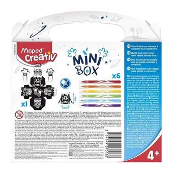 Coffret Mini Maped Coloriage velours Tirelire