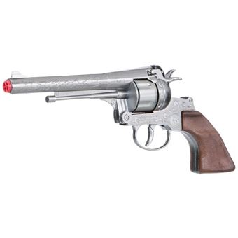 Gonher Revolver de cowboy 20 cm argent au meilleur prix sur
