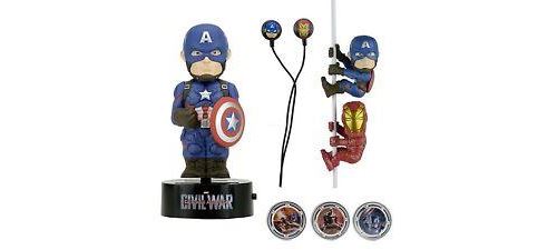 MARVEL - GIFT Set Body Knocker Scalers Hubsnaps - Captain America