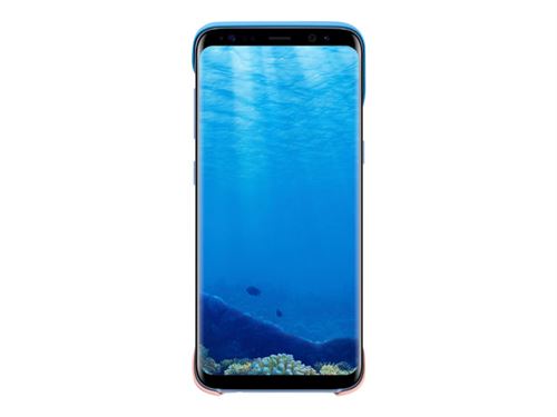 Samsung 2Piece Cover EF-MG950 - Coque de protection pour téléphone portable - bleu, pêche - pour Galaxy S8