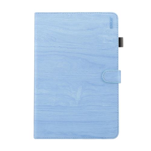 Etui en PU bois bleu clair pour votre Samsung Galaxy Tab S4 10.5