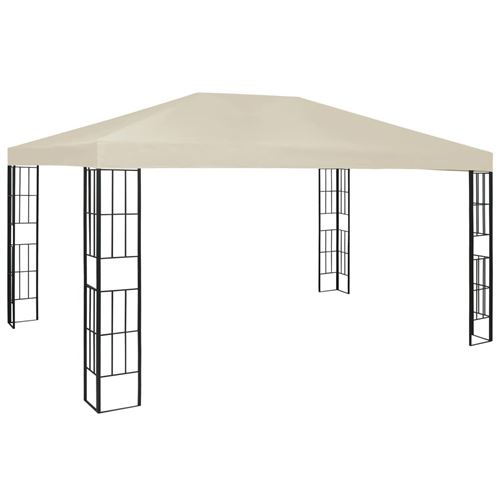 vidaXL Tonnelle 3x4 m Crème