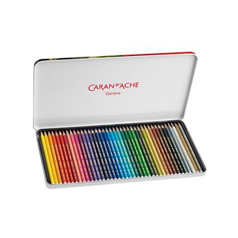 Boîte métal 40 crayons aquarelle PRISMALO® Caran d'Ache