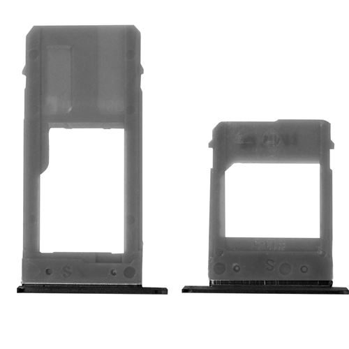 Tiroir support pour carte SIM + carte Micro-SD noir Samsung Galaxy A5 2017