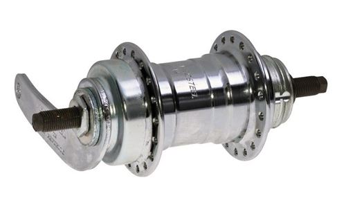 Velosteel Moyeu de frein Favorit 36 trous d'argent