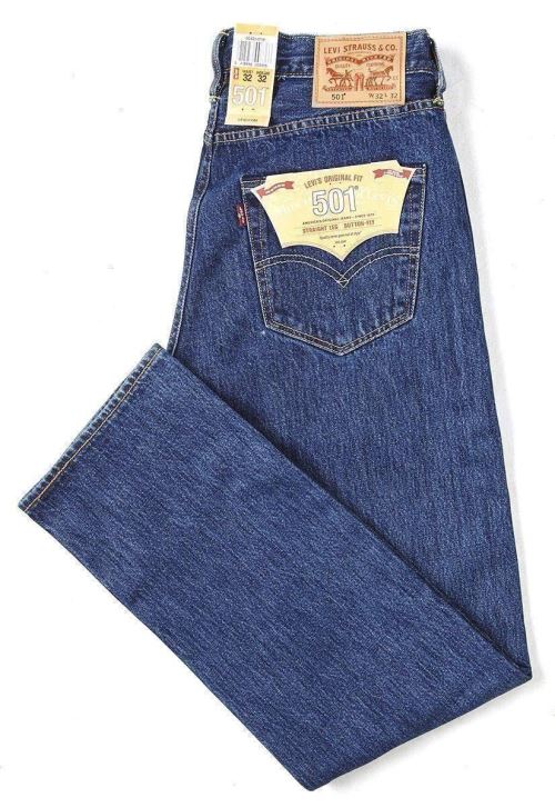 Levis 501 original fit jeans blue stone wash 0114 [W32 L32]