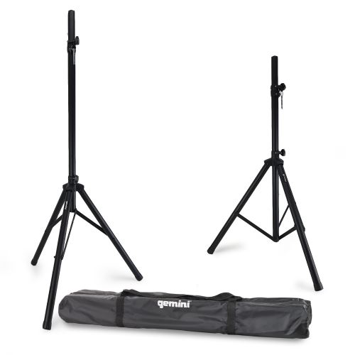 Lot de 2 supports tr&eacute;pieds d'enceinte avec leur sac de transport - ST-PACK