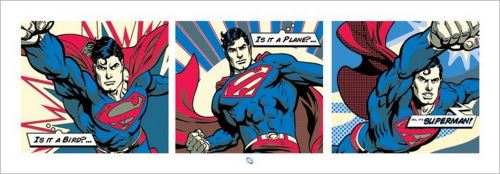 SUPERMAN - DC COMICS - 33x95 cm - AFFICHE / POSTER