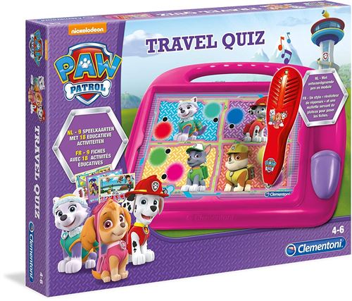 Clementoni 66777 Voyage Quiz Paw Patrol, jeu