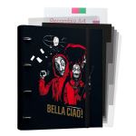 Classeur Carpeblock A4 Anneaux La Casa De Papel Bella Ciao!