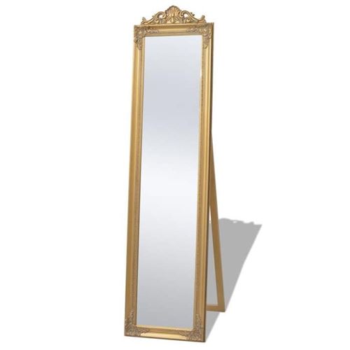vidaXL Vrijstaande spiegel Barok 160x40cm goud