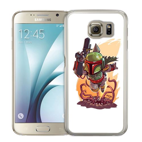 Coque pour Samsung Galaxy S7 star wars boba fett cartoon