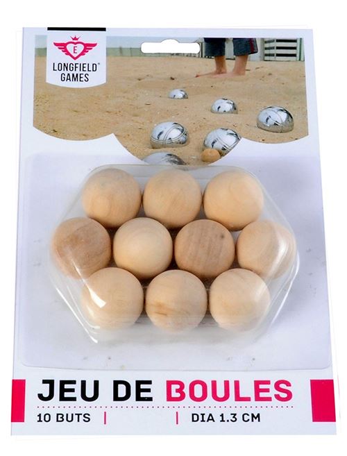 10 Cochonnets naturels en bois