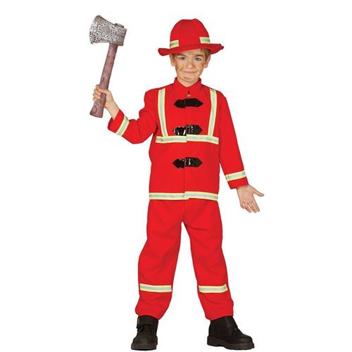 Déguisement De Pompier Enfant 5/6 Ans Multicolore 83355